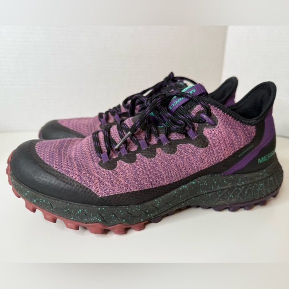MERRELL Women's Bravada Size 8M Waterproof Hiking Shoes in Erica/Peacock Size 8M - Picture 6 of 15
